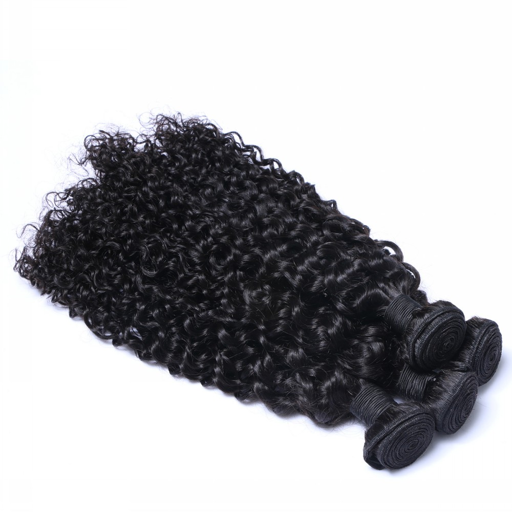 Brazilian Human Hair Remy Weave Bundles Curly Hair Unprocessed Good Virgin Hair Weft  LM412